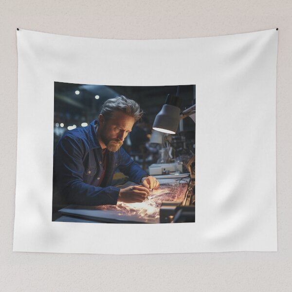 Item preview, Forensic Odontologist Dissecting Medical and Dental Records designed and sold by TheBrainArt.