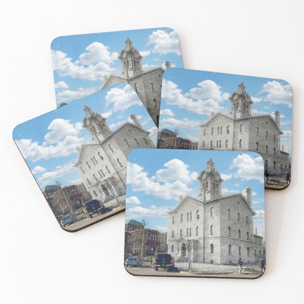 Item preview, Mashup Geneva, IL - Old Schoolhouse next to Courthouse designed and sold by Shumway  Studio.