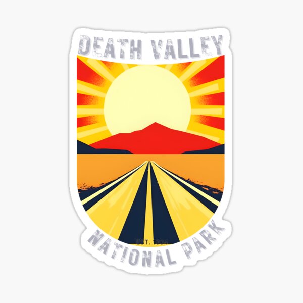 Item preview, Death Valley National Park Desert Art Deco Style designed and sold by Doctrine-Design.