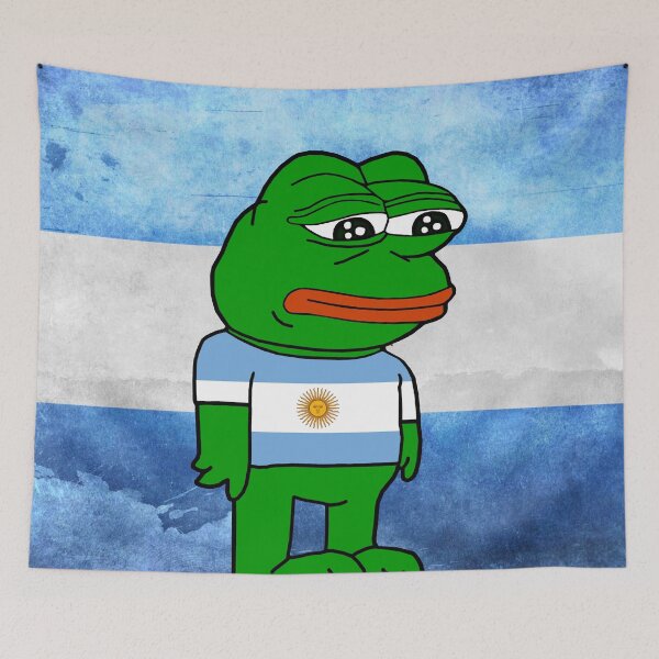 Item preview, Sad Argentinian Pepe designed and sold by Slav-Art.