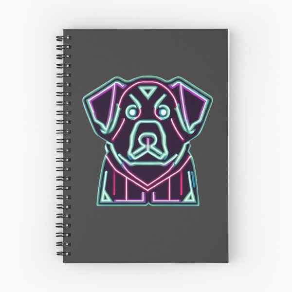 Item preview, Dazzling Doggo: Geometric Neon Canine Print designed and sold by JS-StyleWhirl.
