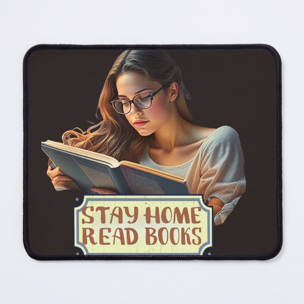 Item preview, Stay Home Read Books-Reading Quotes-Reading Aesthetic. designed and sold by oldtimesss.