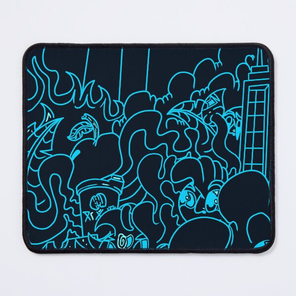 Item preview, Neon Blue Doodle design designed and sold by Clayden.