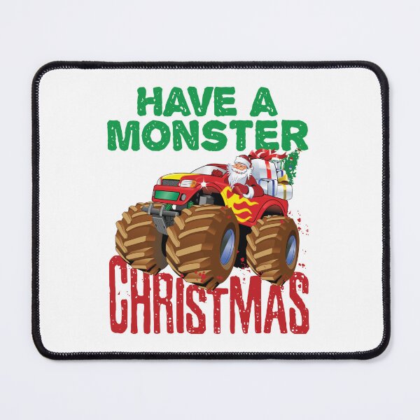 Item preview, Have a Monster Christmas Cute Santa on Monster Truck designed and sold by jaygo.