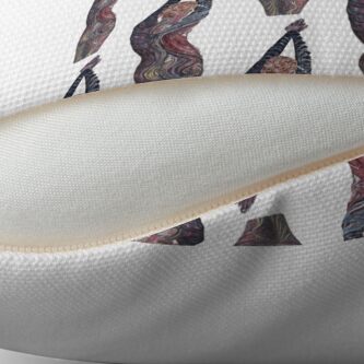 Alternate view of Tatoo Lady Floor Pillow