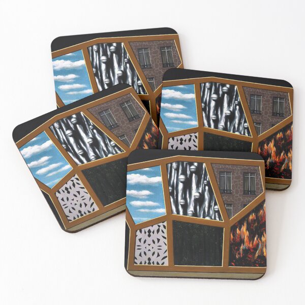Item preview, rené magritte Merging Lightness and Symbolism art and gift for sales designed and sold by EditorArt.