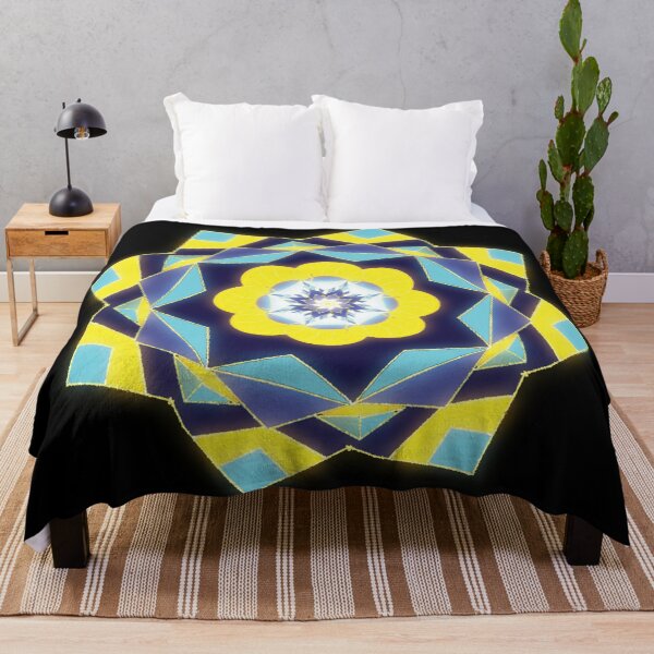 Item preview, Yellow flower Mandala designed and sold by AllGenDesigns.