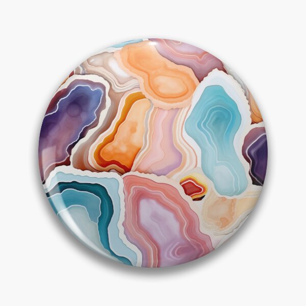 Item preview, Colorful Agate designed and sold by Trading Particles.