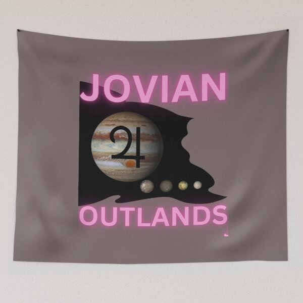 Item preview,  GET READY, SPACE CONS ARE COMING! THIS IS MY FLAG DESIGN OF THE JOVIAN OUTLANDS designed and sold by IORODAN.