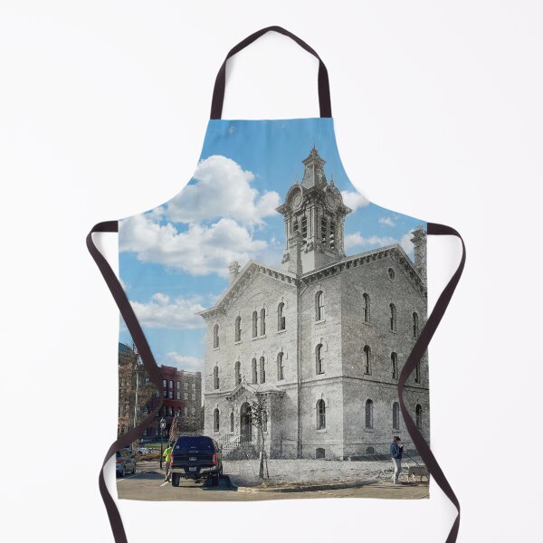 Item preview, Mashup Geneva, IL - Old Schoolhouse next to Courthouse designed and sold by Shumway Studio.