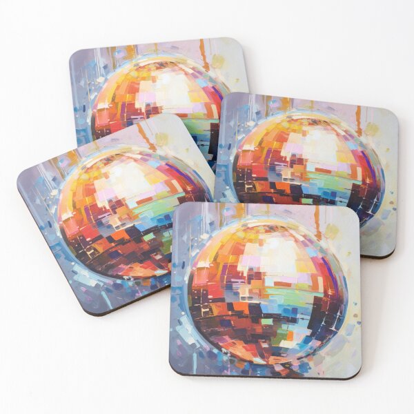 Item preview, Disco Ball Painting designed and sold by PaletaLuminosa.