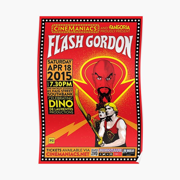 Cinemaniacs - Flash Gordon Poster