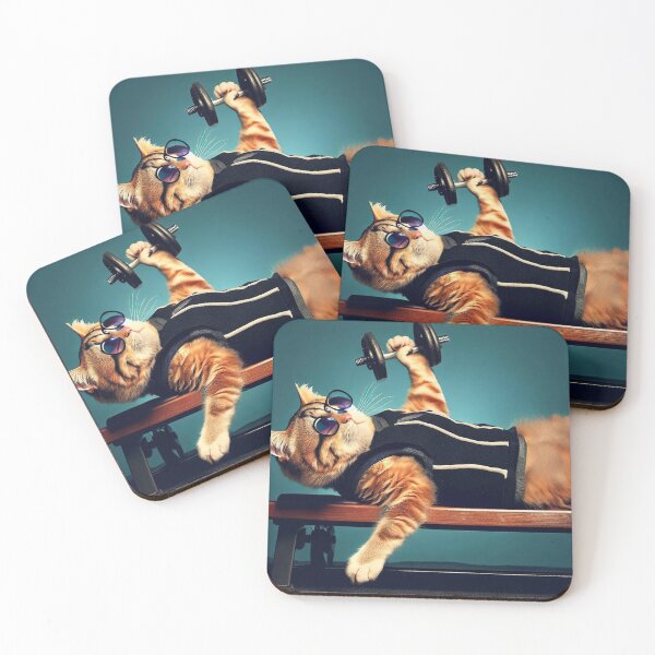 Item preview, Dumbbells Workout On Bench designed and sold by TheHelpingCat.