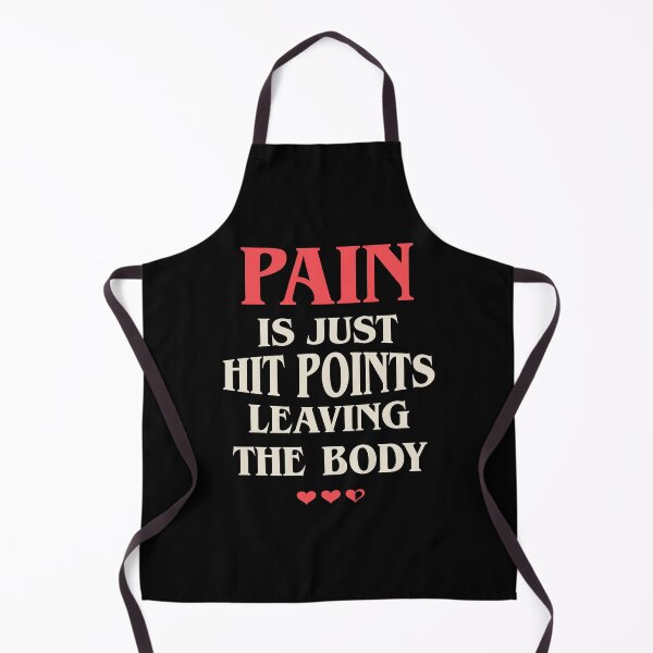 Item preview, Pain is Just Hit Points Funny designed and sold by pixeptional.