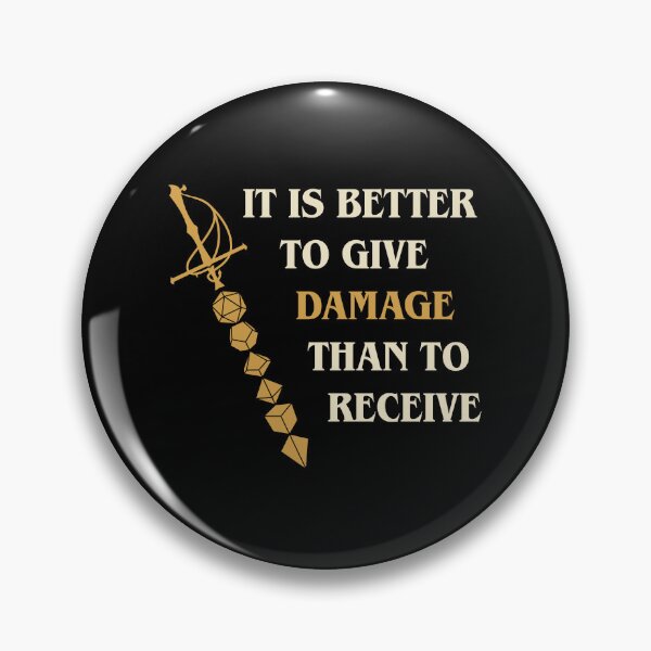 Item preview, It is Better to Give Damage Funny designed and sold by pixeptional.