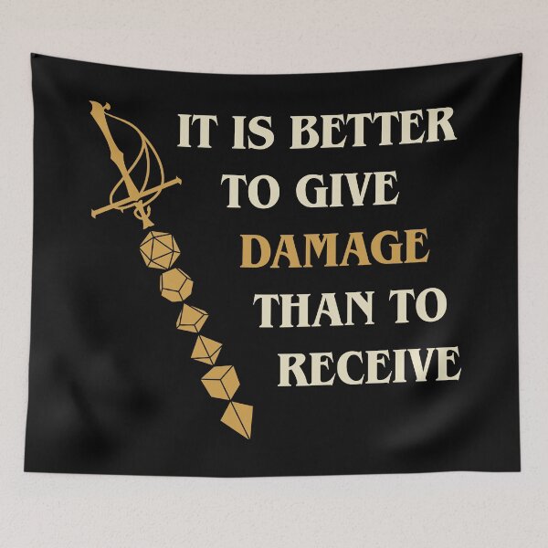 Item preview, It is Better to Give Damage Funny designed and sold by pixeptional.