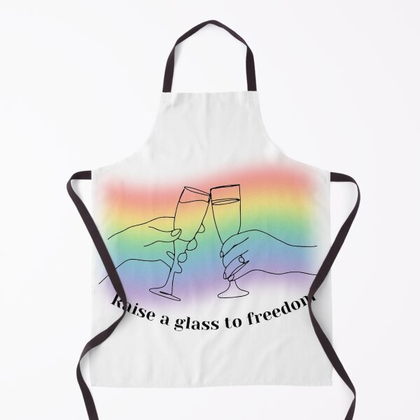 Item preview, raise a glass to freedom hamilton gay cheers glasses toast lgbtq quote designed and sold by emcazalet.