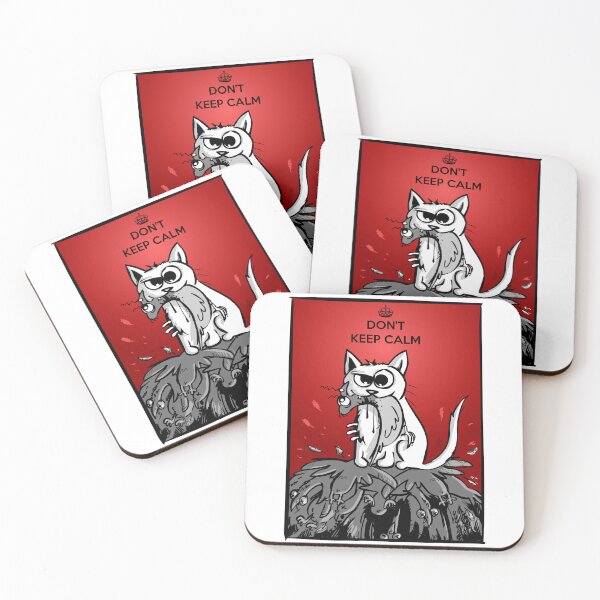 Item preview, Don't keep calm Loona Metal Cat  designed and sold by Michał Styba.