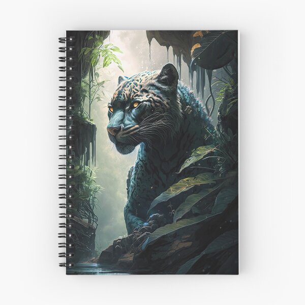 Item preview, Black Panther waiting in the Jungle designed and sold by iguananick.