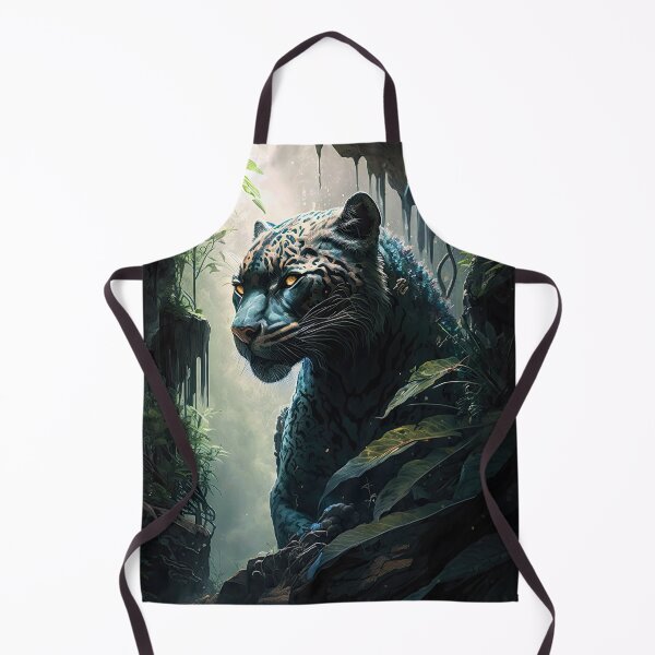 Item preview, Black Panther waiting in the Jungle designed and sold by iguananick.