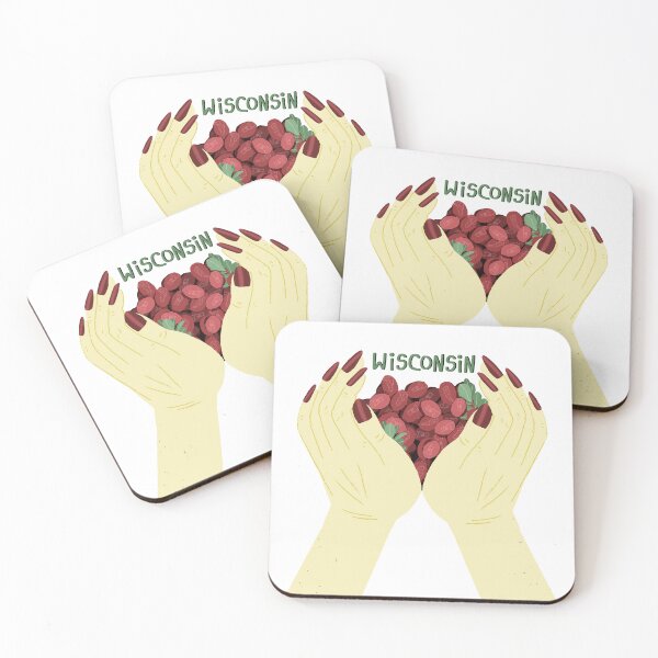 Item preview, State Fruit of Wisconsin | Cranberries with Matching Nails designed and sold by Ingrid Poole.