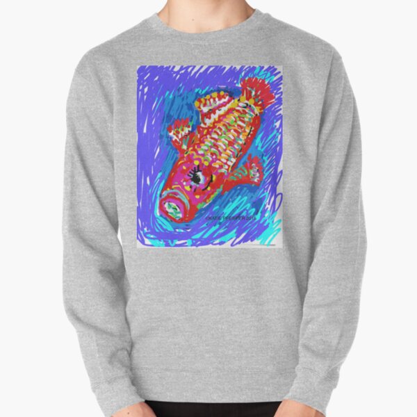 "Fish" Pullover Sweatshirt
