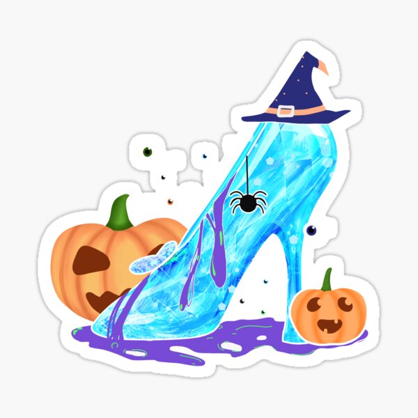 Glass slipper Sticker for Sale by breannapoch