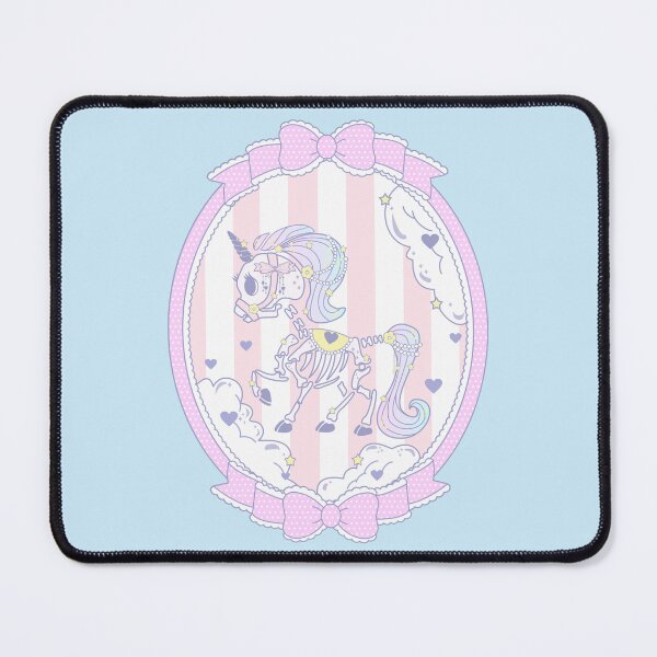 Item preview, Pastel goth cute pink unicorn yami kawaii goth designed and sold by Kink Collective.