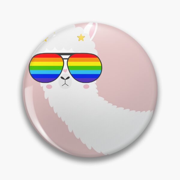 Item preview, gay llama funny glasses designed and sold by emcazalet.