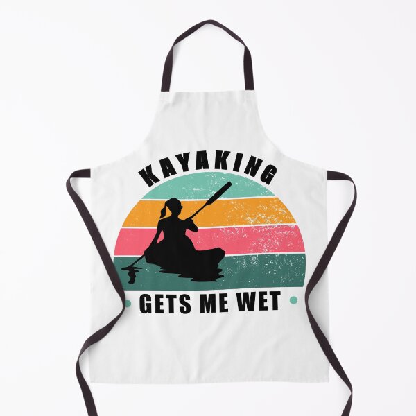 Item preview, Kayaking gets me wet - girl cool vintage retro style design designed and sold by Cool Stuff Galore.