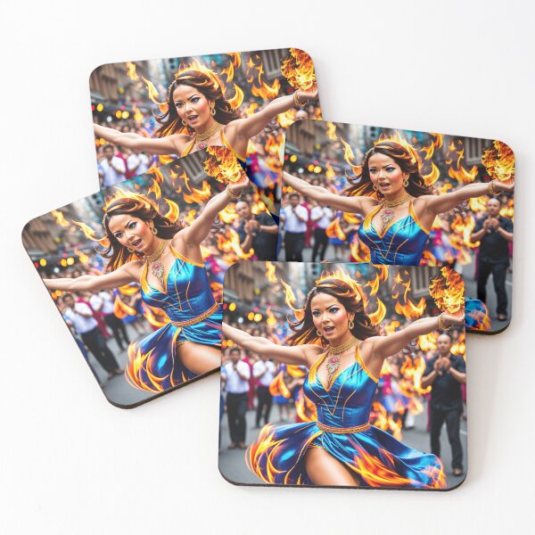 Item preview, Street Performer dancing with Fire designed and sold by Shiwwa.