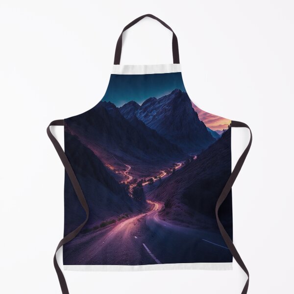 Item preview, A Mountain Pass with a Rocky Overhang and a Winding Road, Ai Generated Art designed and sold by AiGens.
