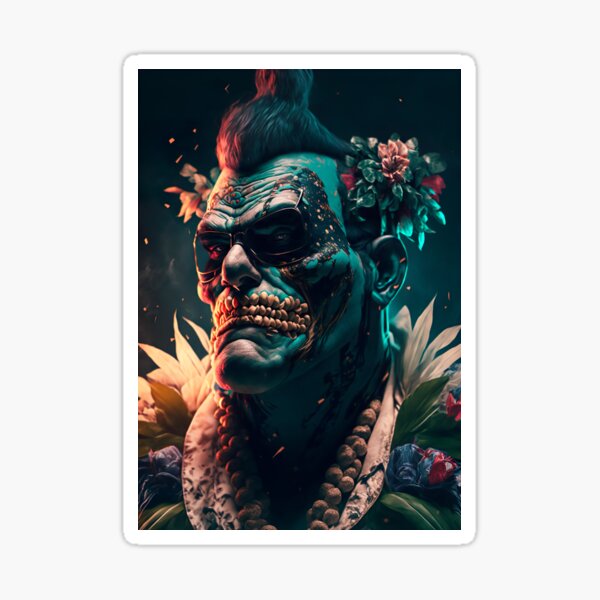 Joker Tiki II Sticker