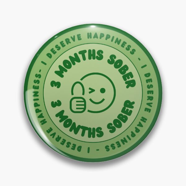 Item preview, 3 Months Sober Token, Addiction Recovery Gift, NA Recovery Gift, AA Recovery Gift designed and sold by Psychopasta.