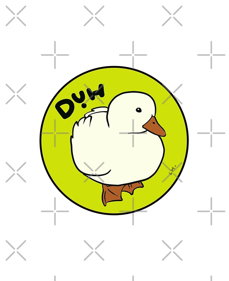 DUH - a duck life series iPad Case & Skin for Sale by Luna