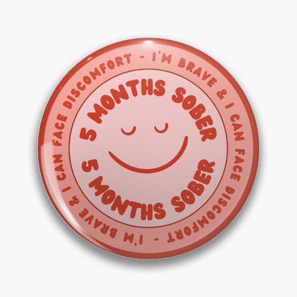 Item preview, 5 Months Sober Token, Addiction Recovery Gift, NA Recovery Gift, AA Recovery Gift designed and sold by Psychopasta.