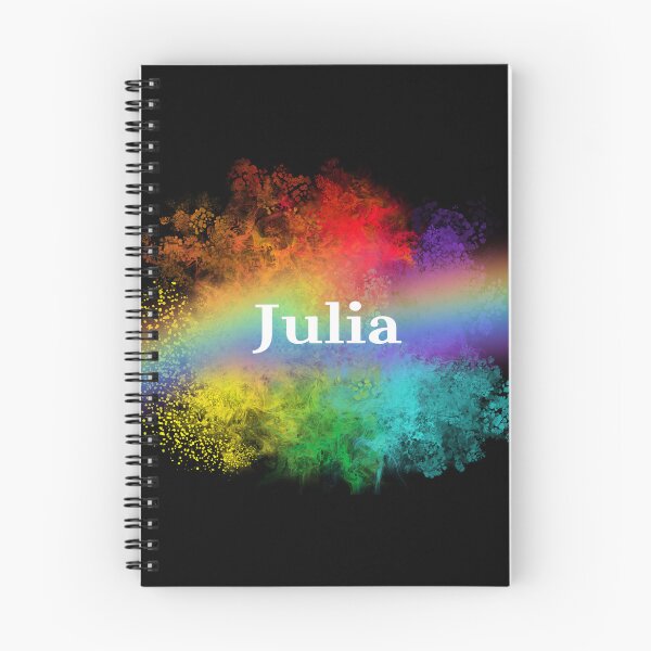 Item preview, Julia | Julia Pride Rainbow Name | LGBTQIA+ Pride Color designed and sold by ShroomMagic.