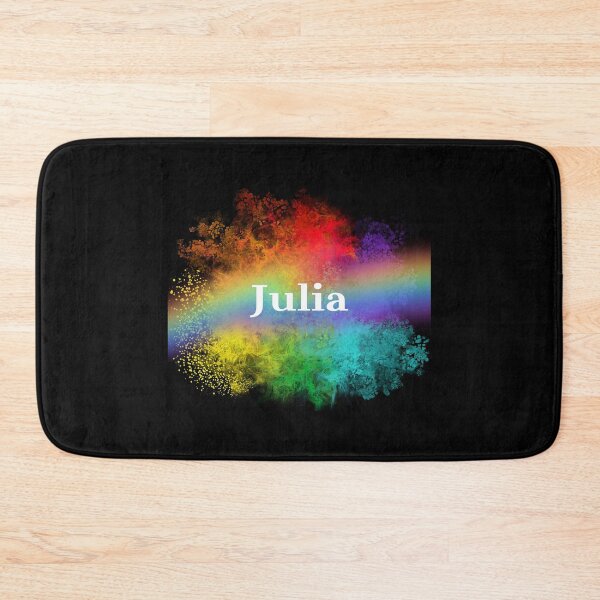 Item preview, Julia | Julia Pride Rainbow Name | LGBTQIA+ Pride Color designed and sold by ShroomMagic.