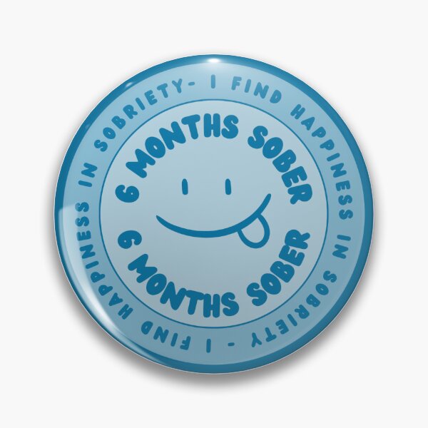 Item preview, 6 Months Sober Token, Addiction Recovery Gift, NA Recovery Gift, AA Recovery Gift designed and sold by Psychopasta.