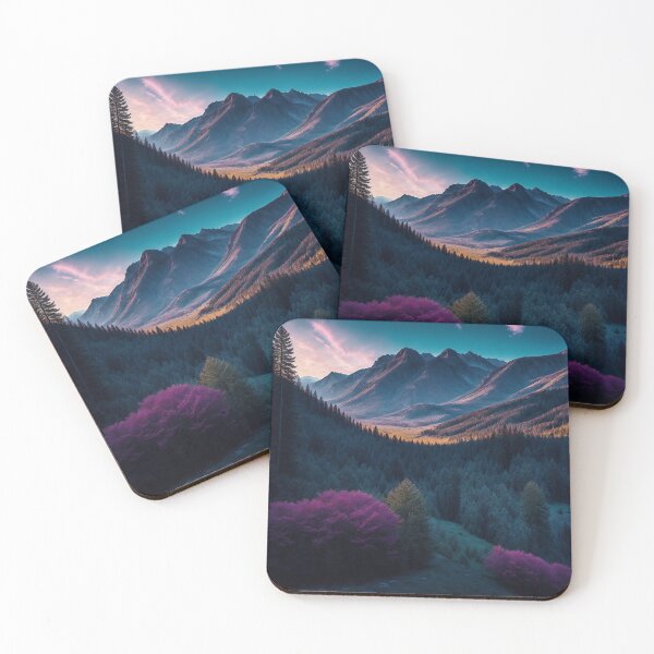Item preview, Mountain Landscapes with a Forested Valley, Ai Generated Art designed and sold by AiGens.