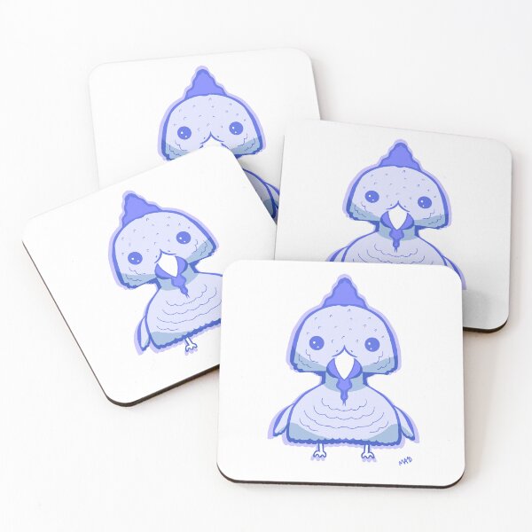 Item preview, blue coloured Chicken designed and sold by Kirsty MacDonald.
