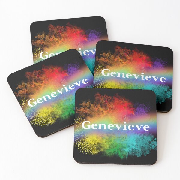 Item preview, Genevieve | Genevieve Pride Rainbow Name | LGBTQIA+ Pride Color designed and sold by ShroomMagic.