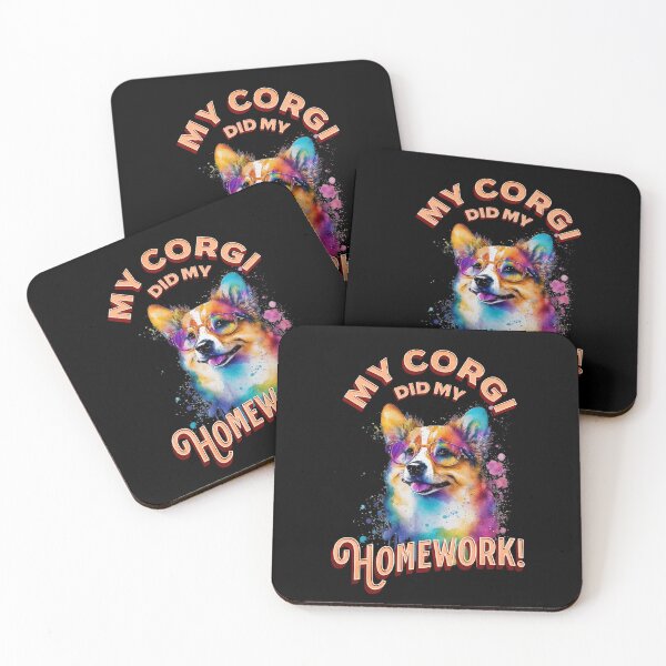 Item preview, My Corgi Did My Homework designed and sold by Printriff.