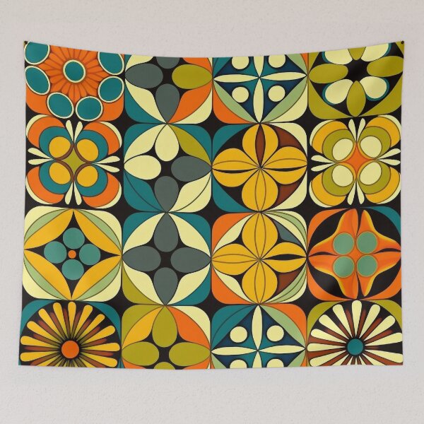Item preview, Multicolored Geometric Pattern  designed and sold by Ecollections.