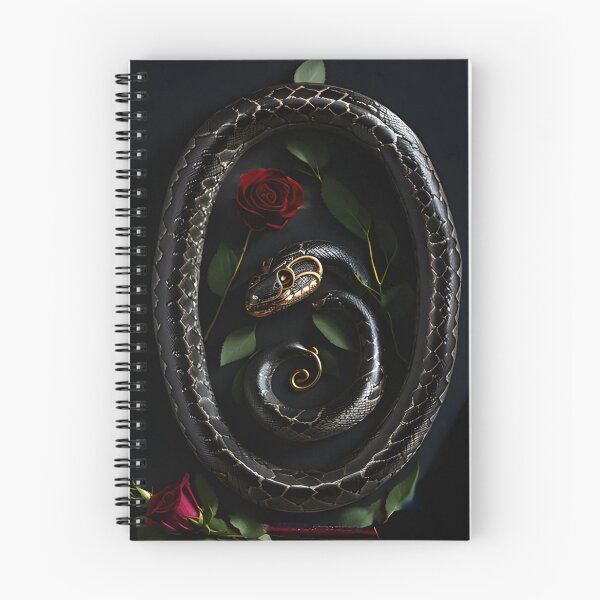 Item preview, Snake wrapped around a rose designed and sold by AyrDigitalArt.