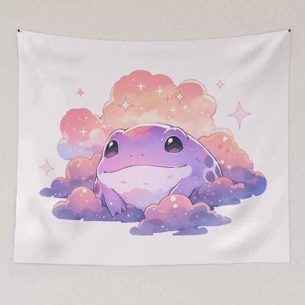 Item preview, Cute Kawaii Pastel Magical Frog designed and sold by PastelMagic.