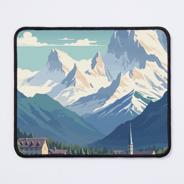 Item preview, Chamonix, Mont Blan, Ski Poster designed and sold by BokeeLee.