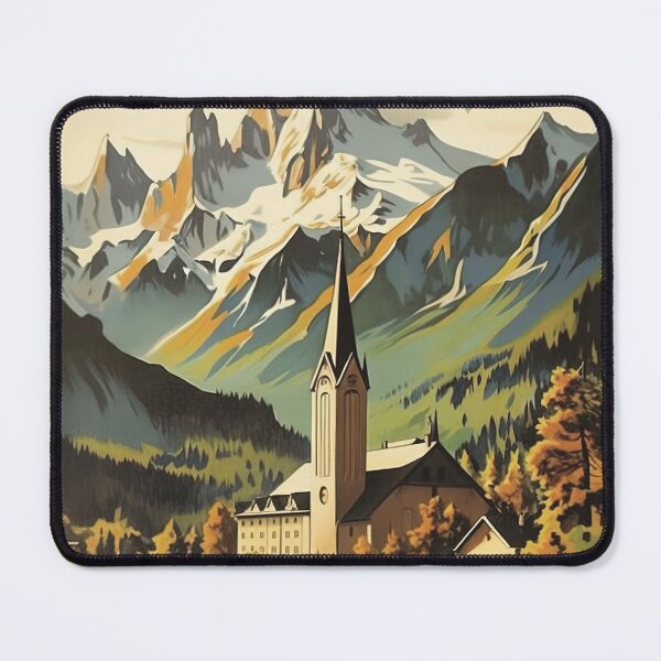 Item preview, Chamonix, Mont Blan, Ski Poster designed and sold by BokeeLee.