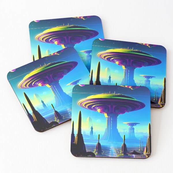 Item preview, Psychedelic Cyberpunk Alien Dreamscapes 119 designed and sold by Benito Del Ray.