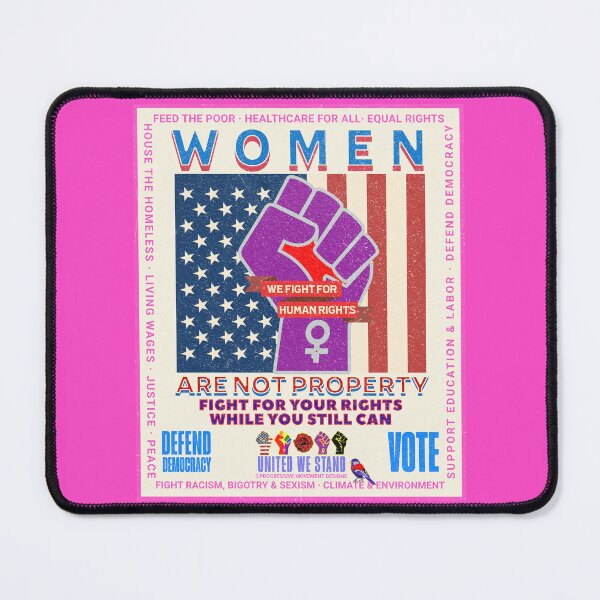 Item preview, PMD00962 Progressive Movement Designs vintage patriotic American Women Are Not Property design shows you support democracy and progressive goals for Progressives Democrats Independents Liberals designed and sold by ProgressiveLeft.